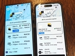 In a photo, shared along with the post, the Uber app shows the fare was <span class='webrupee'>₹</span>290.79 on an Android but on iPhone, the fare surged to <span class='webrupee'>₹</span>342.47. (file)(LinkedIn/NiraaliParekh) In a photo, shared along with the post, the Uber app shows the fare was <span class='webrupee'>₹</span>290.79 on an Android but on iPhone, the fare surged to <span class='webrupee'>₹</span>342.47. (file)(LinkedIn/NiraaliParekh)