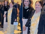 Kokilaben Ambani shines at Sabyasachi’s 25th Anniversary Show in stunning yellow saree.(Instagram) Kokilaben Ambani shines at Sabyasachi’s 25th Anniversary Show in stunning yellow saree.(Instagram)