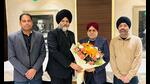 FICO president Gurmeet Singh Kular honouring Onkar Singh Pahwa in Ludhiana on Monday. (HT photo) FICO president Gurmeet Singh Kular honouring Onkar Singh Pahwa in Ludhiana on Monday. (HT photo)