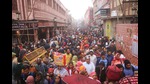 The scene at Godaulia and ghats in Varanasi (Rajesh Kumar/HT) The scene at Godaulia and ghats in Varanasi (Rajesh Kumar/HT)