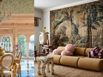 Take your rugs beyond the floor and let them work their magic throughout your space. Take your rugs beyond the floor and let them work their magic throughout your space.