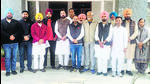 Machhiwara council members after their first official meeting on Wednesday. (HT Photo) Machhiwara council members after their first official meeting on Wednesday. (HT Photo)