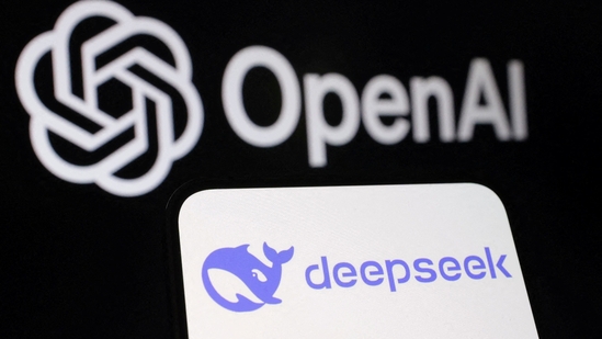 FILE PHOTO: Deepseek and OpenAI logos are seen in this illustration taken January 27, 2025. REUTERS/Dado Ruvic/Illustration/File Photo(REUTERS)