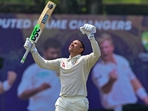 Khawaja was caught behind on 74 but the umpire gave it not out and the Sri Lankans' decided to not review the call. Later, he was dropped 90 by Kusal Mendis.(AFP) Khawaja was caught behind on 74 but the umpire gave it not out and the Sri Lankans' decided to not review the call. Later, he was dropped 90 by Kusal Mendis.(AFP)