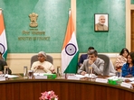 Union Finance Minister Nirmala Sitharaman chairs the sixth Pre-Budget Consultation with experts and representatives from the health and education sectors in connection with the forthcoming Union Budget 2025-26, in New Delhi, Monday, Dec. 30, 2024.(PTI) Union Finance Minister Nirmala Sitharaman chairs the sixth Pre-Budget Consultation with experts and representatives from the health and education sectors in connection with the forthcoming Union Budget 2025-26, in New Delhi, Monday, Dec. 30, 2024.(PTI)