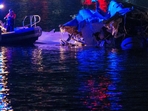 ARLINGTON, VIRGINIA - JANUARY 30: (EDITORS NOTE: Image contains graphic content) Emergency response teams including Washington, DC Fire and EMS, DC Police and others, assess airplane wreckage in the Potomac River near Ronald Reagan Washington Airport on January 30, 2025 in Arlington, Virginia. An American Airlines flight from Wichita, Kansas collided with a helicopter while approaching Ronald Reagan National Airport. Andrew Harnik/Getty Images/AFP (Photo by Andrew Harnik / GETTY IMAGES NORTH AMERICA / Getty Images via AFP)(Getty Images via AFP) ARLINGTON, VIRGINIA - JANUARY 30: (EDITORS NOTE: Image contains graphic content) Emergency response teams including Washington, DC Fire and EMS, DC Police and others, assess airplane wreckage in the Potomac River near Ronald Reagan Washington Airport on January 30, 2025 in Arlington, Virginia. An American Airlines flight from Wichita, Kansas collided with a helicopter while approaching Ronald Reagan National Airport. Andrew Harnik/Getty Images/AFP (Photo by Andrew Harnik / GETTY IMAGES NORTH AMERICA / Getty Images via AFP)(Getty Images via AFP)