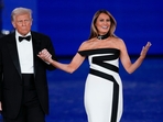 President Donald Trump and first lady Melania Trump at the Liberty Ball during the 60th Presidential Inauguration, Monday, Jan. 20, 2025, at the Washington Convention Center in Washington. (AP Photo/Julia Demaree Nikhinson)(AP) President Donald Trump and first lady Melania Trump at the Liberty Ball during the 60th Presidential Inauguration, Monday, Jan. 20, 2025, at the Washington Convention Center in Washington. (AP Photo/Julia Demaree Nikhinson)(AP)