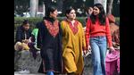 At 8.7°C, even the average minimum temperature of the city was highest since 9.3°C in 2022. (Keshav Singh/HT) At 8.7°C, even the average minimum temperature of the city was highest since 9.3°C in 2022. (Keshav Singh/HT)