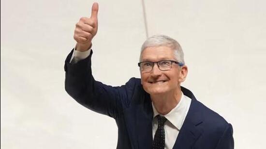 Tim Cook reemphasised that Apple is “particularly keen on India”. (AFP file photo) Tim Cook reemphasised that Apple is “particularly keen on India”. (AFP file photo)