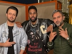 Jason Derulo, Atif Aslam and Honey Singh enjoy feast together in Dubai. Jason Derulo, Atif Aslam and Honey Singh enjoy feast together in Dubai.