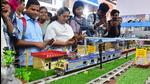 An exhibition was organised at CSMT to mark 100 years of the first electric-powered train journey in India, between CSMT and Kurla. (Bhushan Koyande/HT Photo) An exhibition was organised at CSMT to mark 100 years of the first electric-powered train journey in India, between CSMT and Kurla. (Bhushan Koyande/HT Photo)