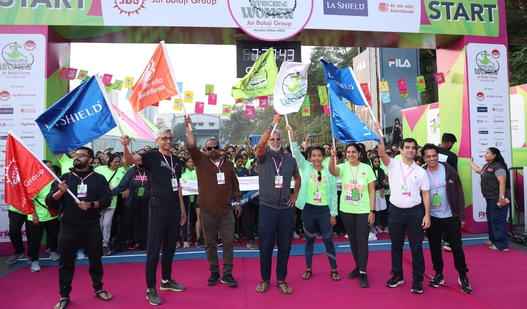 Milind Soman at Pinkathon