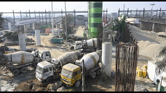 The deadline for completion of the redevelopment project is set for April 2026. (HT Photo) The deadline for completion of the redevelopment project is set for April 2026. (HT Photo)