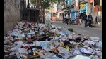 Garbage piled up in Sitapur Road area (HT File Photo) Garbage piled up in Sitapur Road area (HT File Photo)