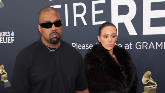 Kanye West and Bianca Censori pose at the red carpet during the 67th Annual Grammy Awards in Los Angeles, California, U.S., February 2, 2025. REUTERS/Daniel Cole(REUTERS)