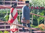 Republic Day 2025: President Droupadi Murmu (L) with guest of honour, Indonesian President Prabowo Subianto (R) leave after the 76th Republic Day parade in New Delhi.(AFP) Republic Day 2025: President Droupadi Murmu (L) with guest of honour, Indonesian President Prabowo Subianto (R) leave after the 76th Republic Day parade in New Delhi.(AFP)