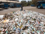 Microplastics are tiny plastic particles, less than 5mm in size, formed from the breakdown of larger plastics or produced for industrial use. (HT PHOTO) Microplastics are tiny plastic particles, less than 5mm in size, formed from the breakdown of larger plastics or produced for industrial use. (HT PHOTO)