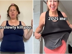 Aimee, a hormone health coach, lost 31 kg in 9 months while juggling PCOS and parenting. Check out her top weight loss tips. (Instagram/@hey.aimee.meier) Aimee, a hormone health coach, lost 31 kg in 9 months while juggling PCOS and parenting. Check out her top weight loss tips. (Instagram/@hey.aimee.meier)
