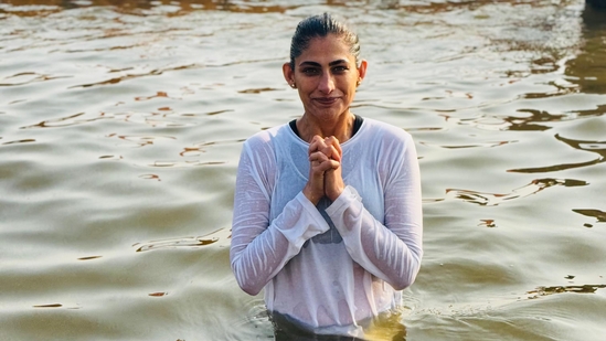 Actor Kubbra Sait was recently in Prayagraj where she attended the Maha Kumbh(Instagram/KubbraSait) Actor Kubbra Sait was recently in Prayagraj where she attended the Maha Kumbh(Instagram/KubbraSait)