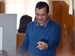 Former Delhi CM and AAP national convener Arvind Kejriwal announced the creation of a new website, transparentelections.in, where he claimed that the party has uploaded form 17C of every assembly with details of votes polled in each booth.(Hindustan Times) Former Delhi CM and AAP national convener Arvind Kejriwal announced the creation of a new website, transparentelections.in, where he claimed that the party has uploaded form 17C of every assembly with details of votes polled in each booth.(Hindustan Times)