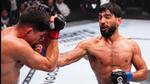 Anshul Jubli in action during the UFC 294 event at Etihad Arena last October in Abu Dhabi, United Arab Emirates. (Zuffa LLC via Getty Images) Anshul Jubli in action during the UFC 294 event at Etihad Arena last October in Abu Dhabi, United Arab Emirates. (Zuffa LLC via Getty Images)