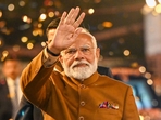 Prime Minister Narendra Modi arrives at BJP Headquarters after BJP wins the Delhi Assembly Elections in New Delhi, India, on Saturday, February 8, 2025.(Photo by Ajay Aggarwal/ Hindustan Times) Prime Minister Narendra Modi arrives at BJP Headquarters after BJP wins the Delhi Assembly Elections in New Delhi, India, on Saturday, February 8, 2025.(Photo by Ajay Aggarwal/ Hindustan Times)