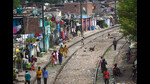 The slum clusters have been a strong AAP vote bank for the last 10 years, but the BJP was trying to make inroads in these regions through a sustained campaign over the past month. (HT PHOTO) The slum clusters have been a strong AAP vote bank for the last 10 years, but the BJP was trying to make inroads in these regions through a sustained campaign over the past month. (HT PHOTO)