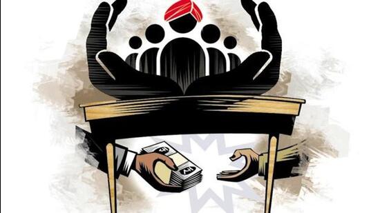 Data reveals that a maximum of 80 such graft cases are pending for approval with the directorate of local bodies (DLB) followed by 69 at the panchayati raj (PR) department (HT File) Data reveals that a maximum of 80 such graft cases are pending for approval with the directorate of local bodies (DLB) followed by 69 at the panchayati raj (PR) department (HT File)