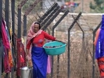India and Myanmar share a 1643-km long border in four states of northeast-Mizoram, Nagaland, Manipur and Arunachal Pradesh. (AFP)(HT_PRINT) India and Myanmar share a 1643-km long border in four states of northeast-Mizoram, Nagaland, Manipur and Arunachal Pradesh. (AFP)(HT_PRINT)
