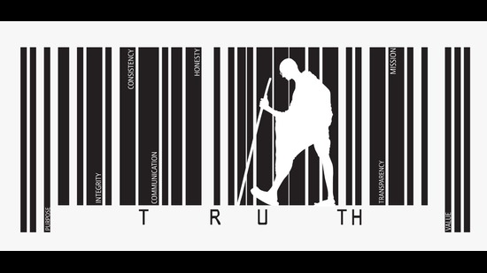 The Gandhi brand is iconic partly because it has abiding truths at its core. ‘Also, crucially, the image was never the goal. The mission came first,’ Parameswaran says. The Gandhi brand is iconic partly because it has abiding truths at its core. ‘Also, crucially, the image was never the goal. The mission came first,’ Parameswaran says.