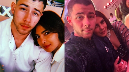 On Valentine's Day, actor Priyanka Chopra shared a rare photo from her dating days with husband Nick Jonas. Taking to Instagram, the actor shared some cute pictures with her husband, to celebrate their love story. In the first picture, the duo twinned in white outfits as she rested her head on Nick's shoulders. As per the post, the picture was clicked in January 2018. Another photo from Priyanka's post was from her brother Siddharth Chopra's wedding in Mumbai recently. While twinning in blue outfits, the couple posed for an adorable selfie at an event. Priyanka wrote, "How it started.. How it's going. Happy Valentine's Day to my forever Valentine." Nick and Priyanka got married in Jodhpur in December 2018. They had a traditional Christian wedding followed by a Hindu ceremony.
