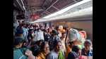 Platform no- 4 on Sunday afternoon (HT) Platform no- 4 on Sunday afternoon (HT)