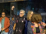 Wim Wenders opened the Kolkata leg of Kind of the Road- The India Tour at Nandan on February 16.(Goethe-Institut/ Max Mueller Bhavan Kolkata Facebook ) Wim Wenders opened the Kolkata leg of Kind of the Road- The India Tour at Nandan on February 16.(Goethe-Institut/ Max Mueller Bhavan Kolkata Facebook )
