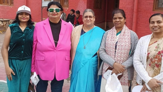 Saumya Misra, Deep Bunch, Sister Helen, Sister Anima and Sister Balika Saumya Misra, Deep Bunch, Sister Helen, Sister Anima and Sister Balika