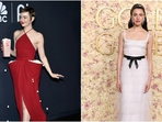 This awards season has been a fashion lover's paradise so far. From floor-sweeping gowns to voluminous skirts, the actors have given us fresh fashion goals to conquer. While some of the looks made us go wow, some made us cringe. We have curated a list of weirdest looks from the awards season so far. Take a look.(Amy Sussman/Getty Images, Photo by Evan Agostini/Invision/AP) This awards season has been a fashion lover's paradise so far. From floor-sweeping gowns to voluminous skirts, the actors have given us fresh fashion goals to conquer. While some of the looks made us go wow, some made us cringe. We have curated a list of weirdest looks from the awards season so far. Take a look.(Amy Sussman/Getty Images, Photo by Evan Agostini/Invision/AP)