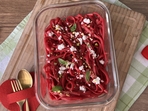 Pasta lovers, you need to try this bold and beautiful Beetroot Walnut Spaghetti recipe!(Image by Stahl) Pasta lovers, you need to try this bold and beautiful Beetroot Walnut Spaghetti recipe!(Image by Stahl)