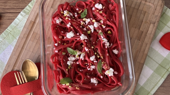 Pasta lovers, you need to try this bold and beautiful Beetroot Walnut Spaghetti recipe!(Image by Stahl) Pasta lovers, you need to try this bold and beautiful Beetroot Walnut Spaghetti recipe!(Image by Stahl)