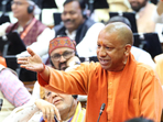 Paying tribute to Bhim Rao Ambedkar, Yogi Adityanath said, “The state government is constructing an Ambedkar memorial and culture center in Lucknow (Deepak Gupta/HT) Paying tribute to Bhim Rao Ambedkar, Yogi Adityanath said, “The state government is constructing an Ambedkar memorial and culture center in Lucknow (Deepak Gupta/HT)