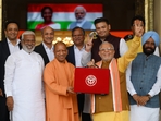 UP Budget 2025 key announcements: Uttar Pradesh finance minister Suresh Khanna presented the state budget 2025-26 on the third day of budget session in the UP assembly today(Deepak Gupta/Hindustan Times) UP Budget 2025 key announcements: Uttar Pradesh finance minister Suresh Khanna presented the state budget 2025-26 on the third day of budget session in the UP assembly today(Deepak Gupta/Hindustan Times)
