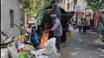 Swachh employees allege PMC did not provide plastic buckets to collect garbage and they are forced to collect waste in bags made of cloth or plastic since past two years. (HT) Swachh employees allege PMC did not provide plastic buckets to collect garbage and they are forced to collect waste in bags made of cloth or plastic since past two years. (HT)