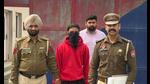The accused in custody of Crime Investigating Agency in Mohali. (HT Photo) The accused in custody of Crime Investigating Agency in Mohali. (HT Photo)