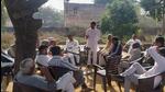 The issue escalated last week when hundreds of farmers gathered in protest after an FIR was filed against five people, including Sant Raj and his family. (HT Photo) The issue escalated last week when hundreds of farmers gathered in protest after an FIR was filed against five people, including Sant Raj and his family. (HT Photo)