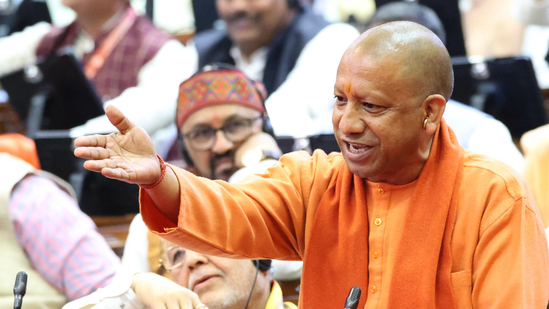 Paying tribute to Bhim Rao Ambedkar, Yogi Adityanath said, “The state government is constructing an Ambedkar memorial and culture center in Lucknow (Deepak Gupta/HT) Paying tribute to Bhim Rao Ambedkar, Yogi Adityanath said, “The state government is constructing an Ambedkar memorial and culture center in Lucknow (Deepak Gupta/HT)