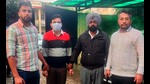 A vigilance team from Ludhiana range laid a trap during which the accused was caught red-handed while he was accepting a bribe of <span class='webrupee'>₹</span>5,000 in the presence of two official witnesses at the PSPCL office in Janta Nagar, Ludhiana. (HT Photo) A vigilance team from Ludhiana range laid a trap during which the accused was caught red-handed while he was accepting a bribe of <span class='webrupee'>₹</span>5,000 in the presence of two official witnesses at the PSPCL office in Janta Nagar, Ludhiana. (HT Photo)