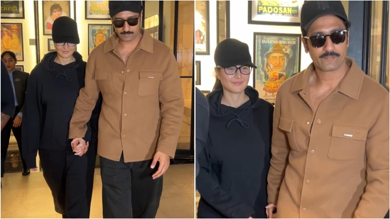 Katrina Kaif and Vicky Kaushal rocked effortlessly stylish casual looks during recent outing.(Instagram) Katrina Kaif and Vicky Kaushal rocked effortlessly stylish casual looks during recent outing.(Instagram)