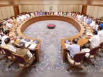 PM Narendra Modi with council of ministers.(File) PM Narendra Modi with council of ministers.(File)