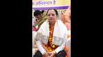 Bharatiya Janata Party’s (BJP) choice for the mayor’s post in the Municipal Corporation of Gurugram (MCG), Rajrani Malhotra. (HT PHOTO) Bharatiya Janata Party’s (BJP) choice for the mayor’s post in the Municipal Corporation of Gurugram (MCG), Rajrani Malhotra. (HT PHOTO)