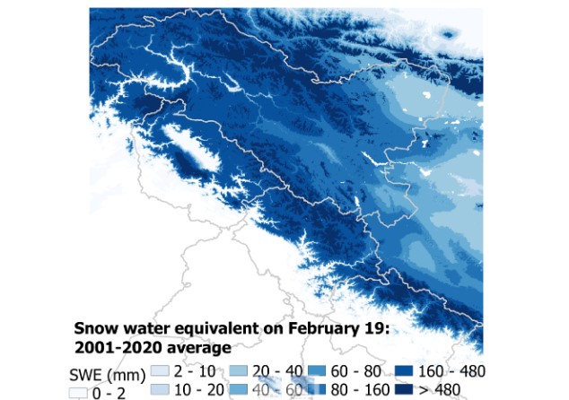 Snow water equivalent Snow water equivalent