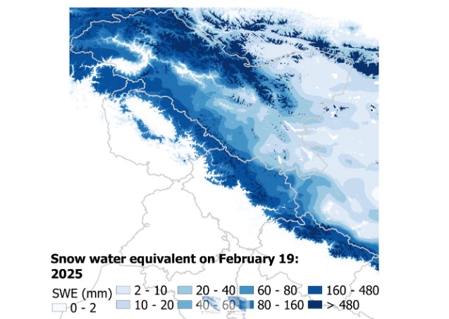 Snow water equivalent Snow water equivalent