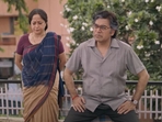 Kaushaljis vs Kaushal review: Ashutosh Rana and Sheeba Chadha in a still from the film. Kaushaljis vs Kaushal review: Ashutosh Rana and Sheeba Chadha in a still from the film.